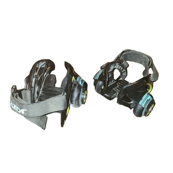 Razor Jetts Heel Wheels Heelys Adjustable Strap Onto Shoes Skates - Picture 2 of 4